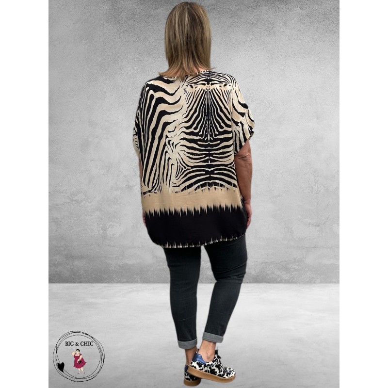 No.1 by OX Blouse-Shirt Tijgerprint