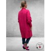 NO.1 BY OX Cardigan Long Ballonmouw  Magenta Pink