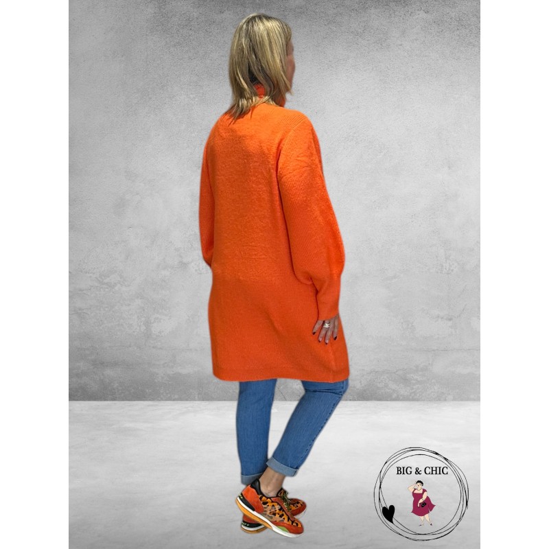 No.1 By OX Gebreide Tuniek Jurk Clear Blue