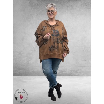 POMME ROUGE Sweater Skateboard Kat 