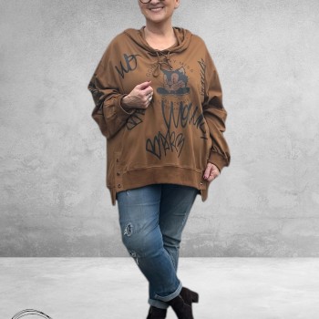 POMME ROUGE Sweater Skateboard Kat 