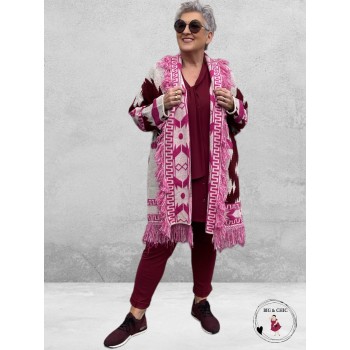 Only-M Travel Pantalon 036 Sporty STRAK BORDEAUX