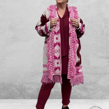 Only-M Travel Pantalon 036 Sporty STRAK BORDEAUX