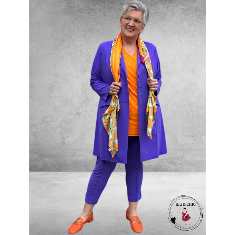 Only-M Travel Pantalon Enkel Broek  Met Splitje  VIOLETTA