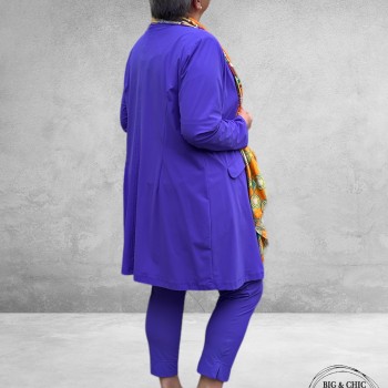 Only-M Travel Pantalon Enkel Broek  Met Splitje  VIOLETTA