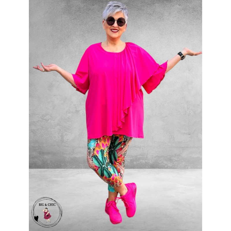 Only-m Tuniek Travel Overslag Pink