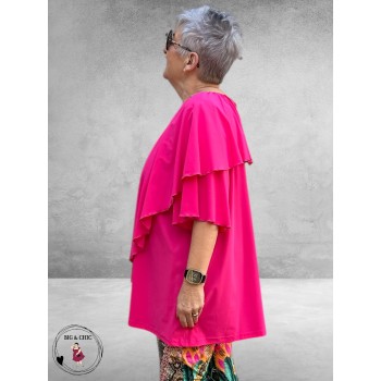 Only-m Tuniek Travel Overslag Pink