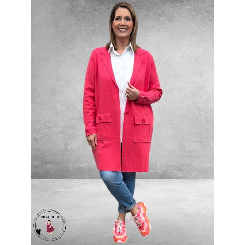 Only-M Blazer-Vest Gebreid Fragola