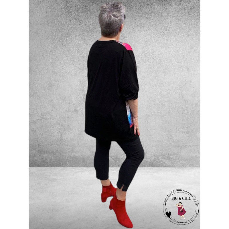 Only-M Travel Pantalon Enkel Broek  Met Splitje  Zwart