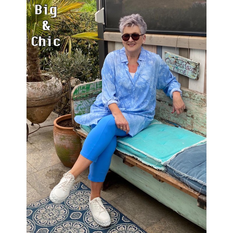 Only-M Travel Pantalon Enkel Broek  Met Splitje  LAVANDA