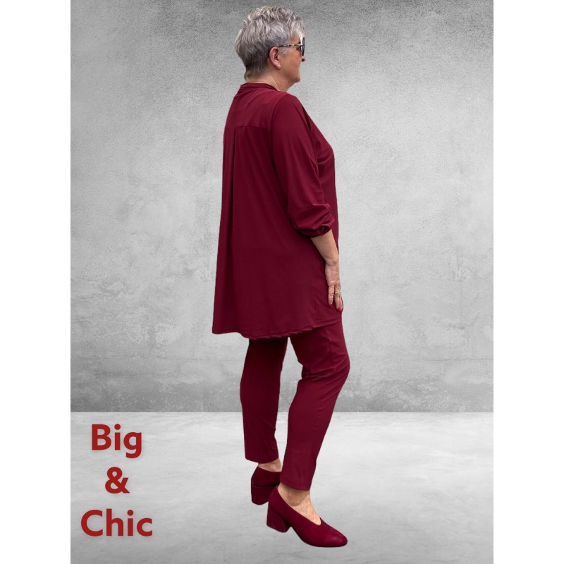 Only-M Travel Pantalon-Broek  Bordeaux 