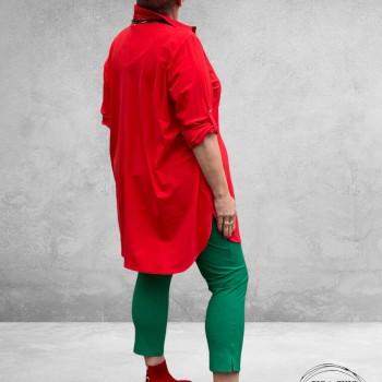 Only-M Travel Pantalon Enkel Broek  VERDE ITALIA