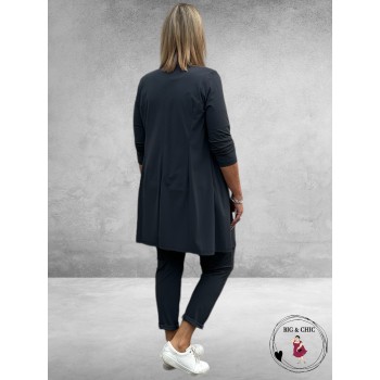 Only-M Travel Pantalon  STRAK 036 GRIGIO SCURO