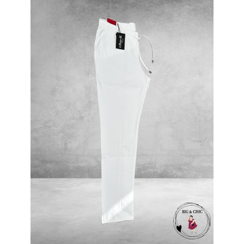 Only-M Travel Pantalon Sporty Strong 036  WIT