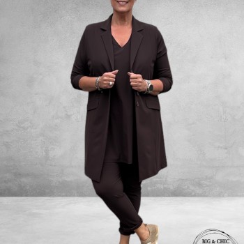 ONLY-M Blazer Travel Lang Nutella