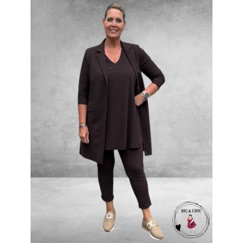 ONLY-M Blazer Travel Lang Nutella