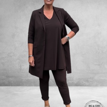 ONLY-M Blazer Travel Lang Nutella