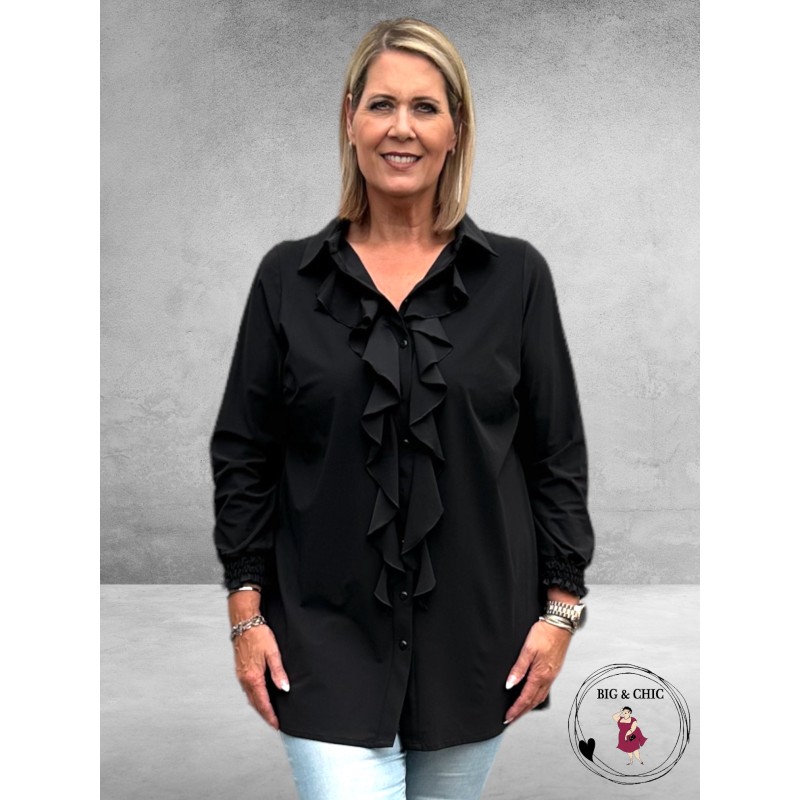 ONLY-M Roezel Blouse Lang Nero