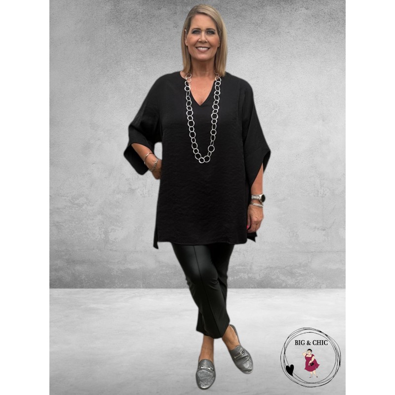 ONLY-M Pantalon Leerlook PELLE FLAIR Zwart  