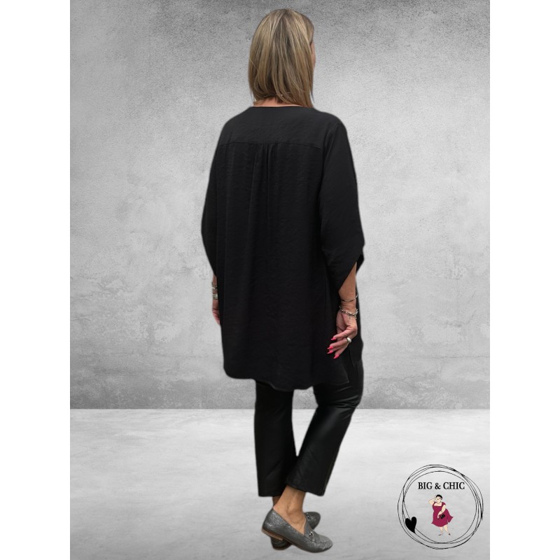 ONLY-M Pantalon Leerlook PELLE FLAIR Zwart  