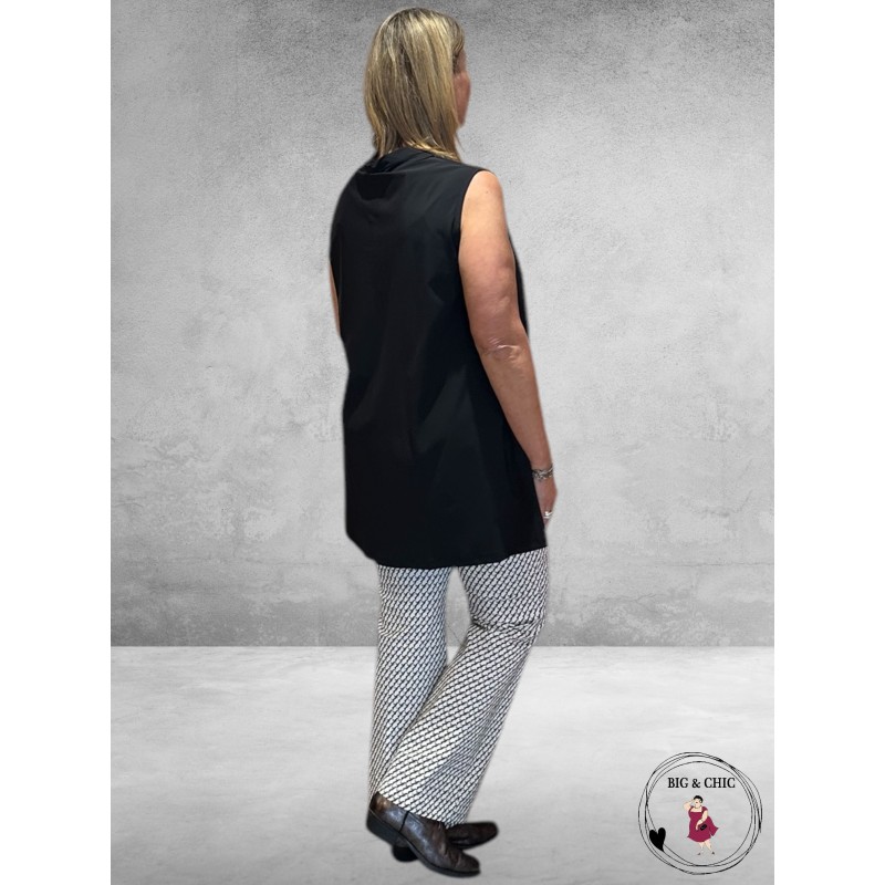 ONLY-M Top Travel Shawlkraag Zwart