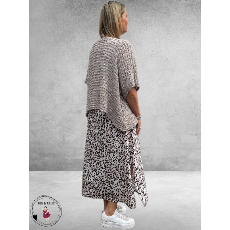 ONLY-M Jurk Mouwloos Travel Leopard