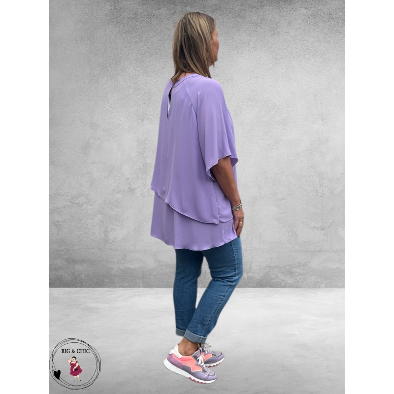 Only-M Tuniek Crepon GALA Lila