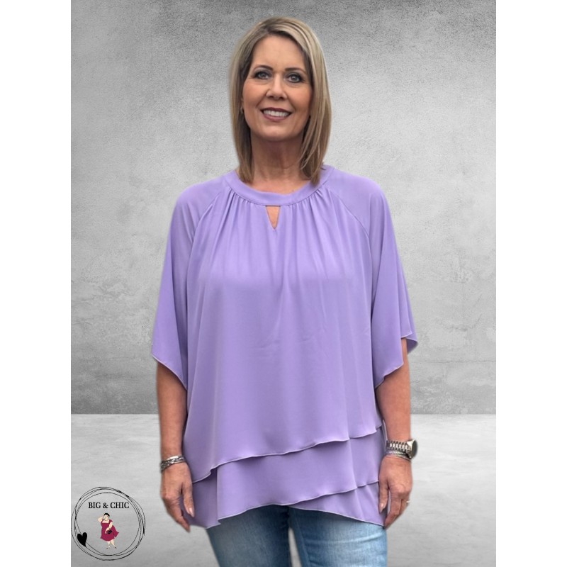 Only-M Tuniek Crepon GALA Lila