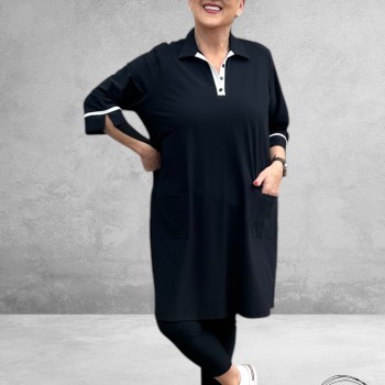 ONLY-M Jurk Sporty Travel Pique Navy