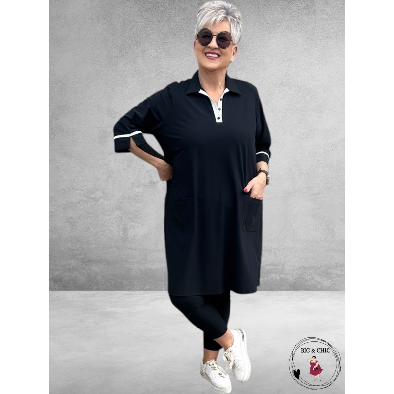 ONLY-M Jurk Sporty Travel Pique Navy