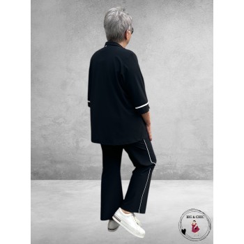 Only-M Poloshirt Sporty Travel Piquet