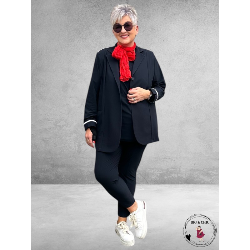 ONLY-M Blazer Sporty Travel Pique Navy