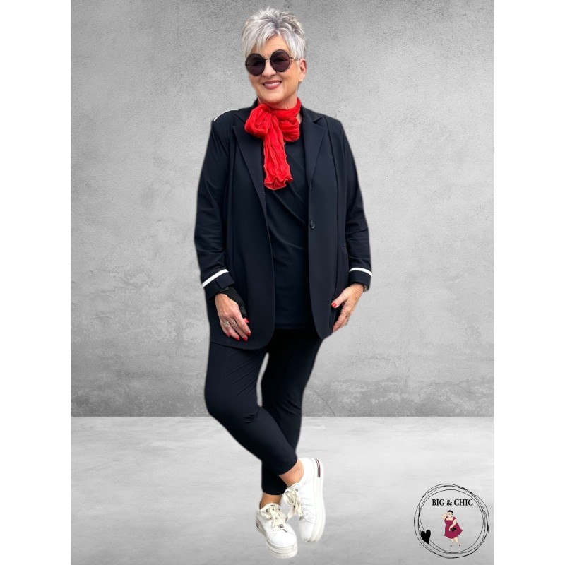 ONLY-M Blazer Sporty Travel Pique Navy