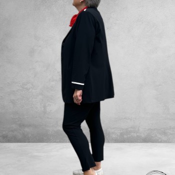 Only-M Sporty Travel Pique Broek 7/8 Navy