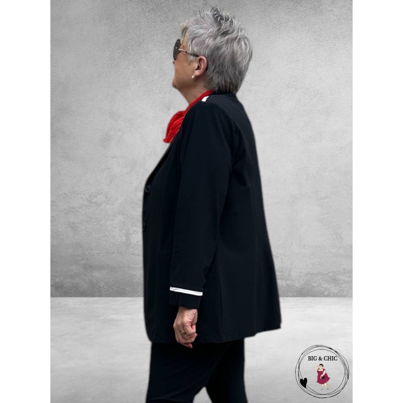 ONLY-M Blazer Sporty Travel Pique Navy