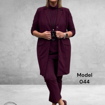 ONLY-M Pantalon Travel Flair Vino Rosso Strong