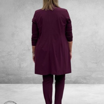 Only-M Travel Pantalon-Broek Vino Rosso Strong