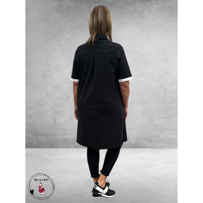 Only-m Polojurk Travel Zwart-Wit