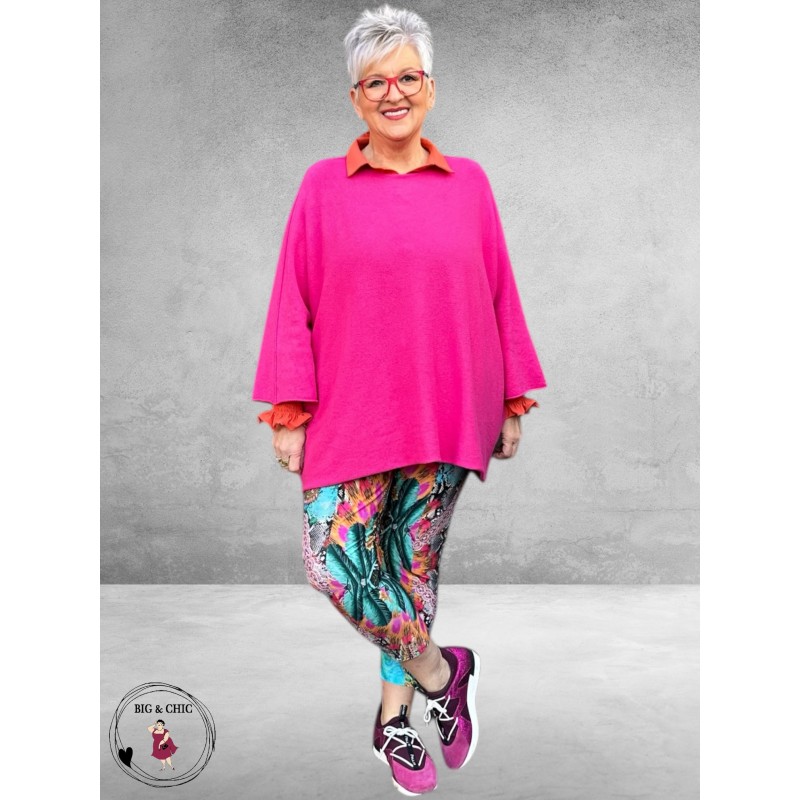 Only-M Travel Pantalon Enkel Stampa Azzuro