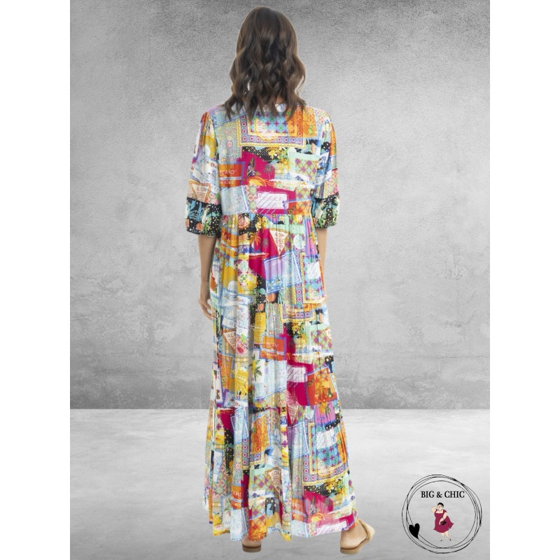 ORIENTIQUE Maxi Jurk Lana