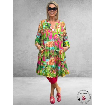 Orientique Jurk Lani Oosterse Print