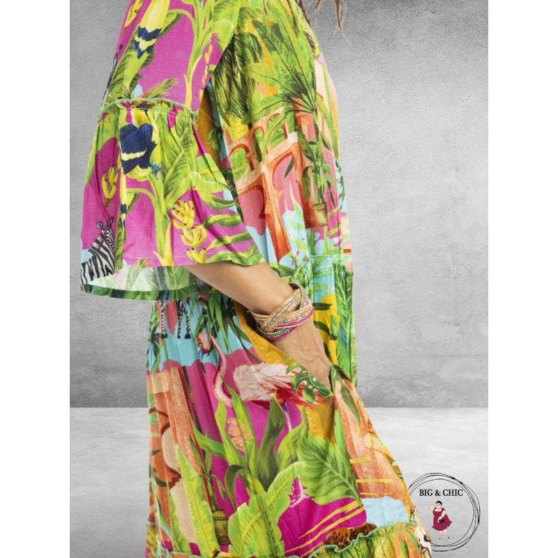 Orientique Jurk Lani Oosterse Print