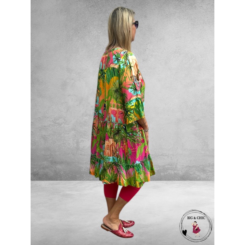 Orientique Jurk Lani Oosterse Print