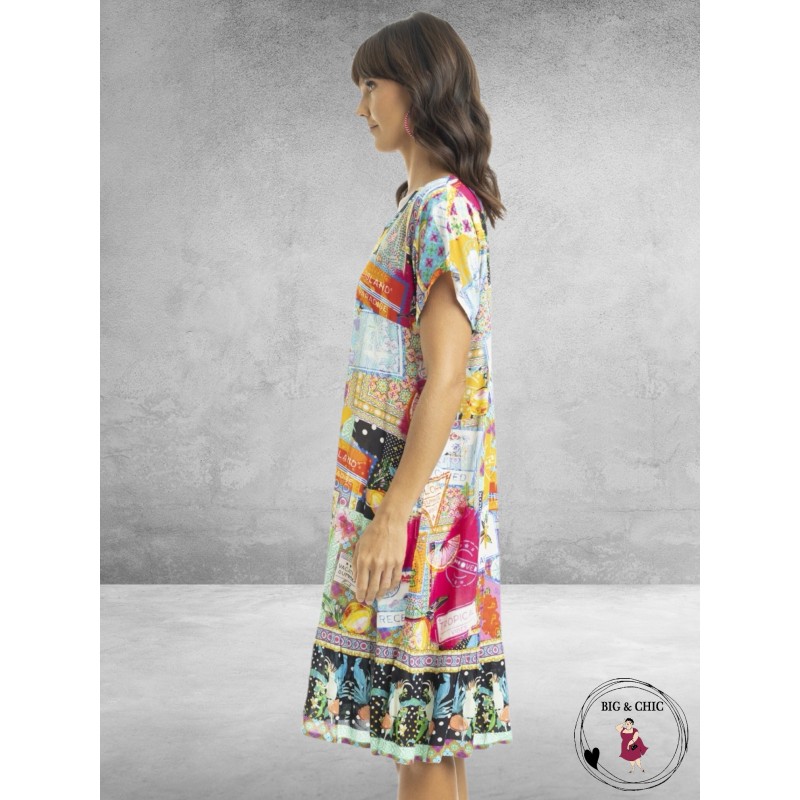 ORIENTIQUE Korte Jurk Lana Shift