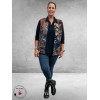 ORIENTIQUE Bodywarmer Abstract Floral Reversible