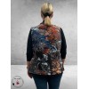 ORIENTIQUE Bodywarmer Abstract Floral Reversible