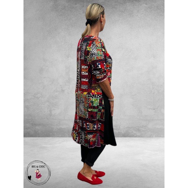 ORIENTIQUE Jurk Patch Runaway Train