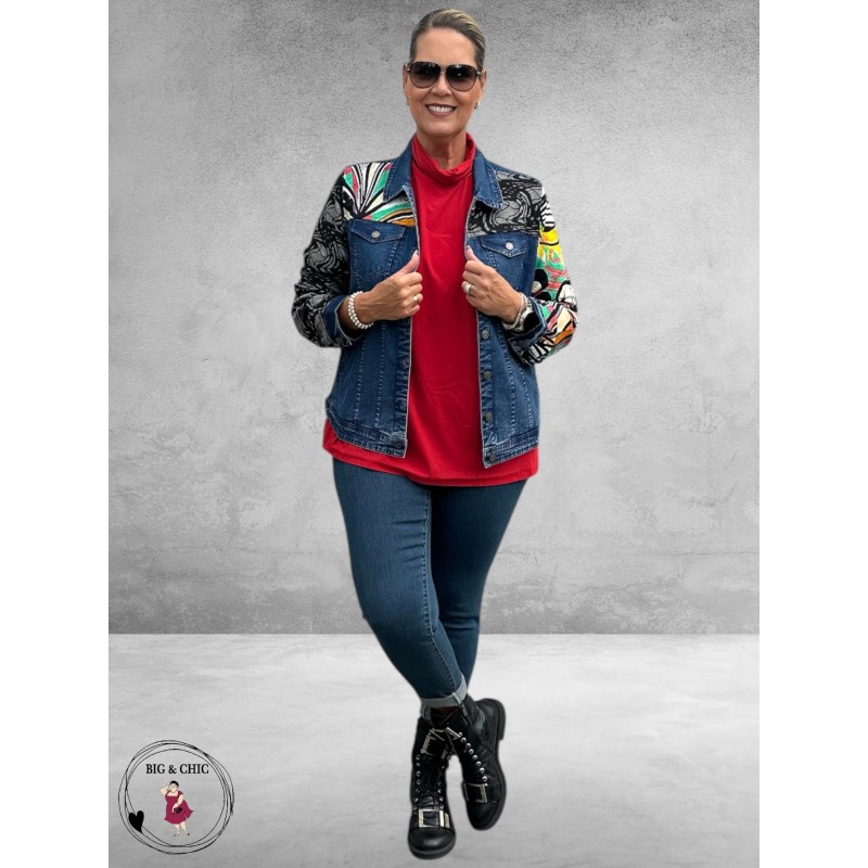 ORIENTIQUE Spijkerjas Jailhouse Rock