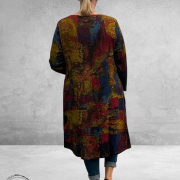 ORIENTIQUE Curved Layer Jurk Japan Street 