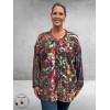 ORIENTIQUE Doorknoop Blouse Digital Jungle